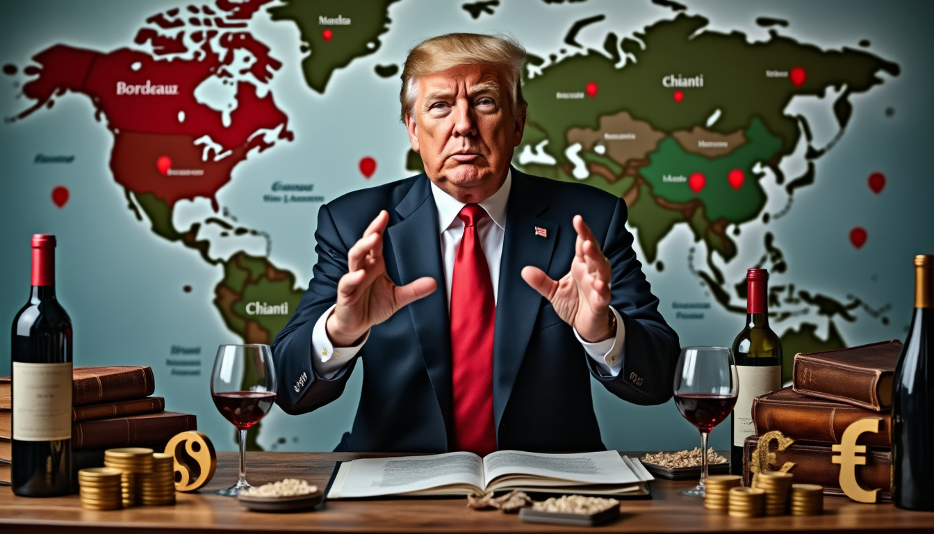 découvrez comment donald trump a annoncé une taxe de 200 % sur certains produits européens, une offensive économique qui pourrait bouleverser les relations commerciales. analyse des conséquences et des réactions des acteurs du marché.