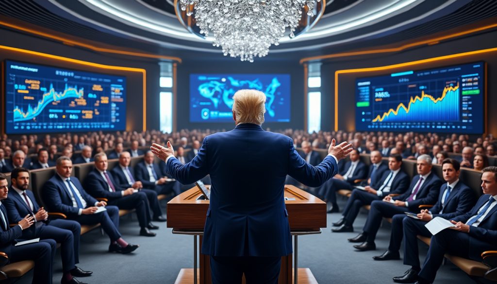 découvrez les dernières déclarations de donald trump lors du sommet sur les actifs numériques. plongée dans ses idées et visions sur l'avenir de la cryptomonnaie et de la finance digitale.