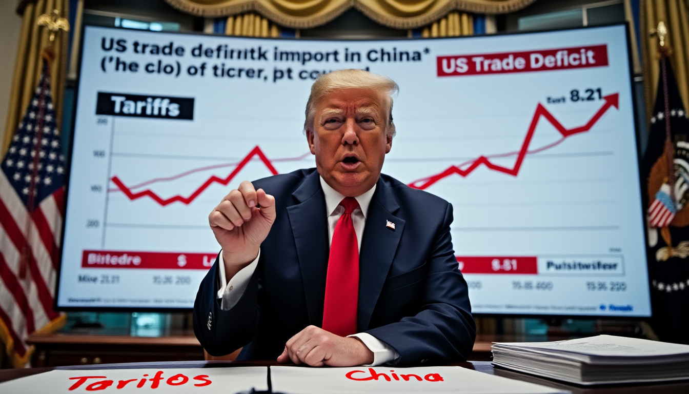 découvrez comment donald trump impose des droits de douane de 104 % sur les importations en provenance de chine, impactant ainsi les relations commerciales et l'économie mondiale. analyse des conséquences et des réactions face à cette décision controversée.