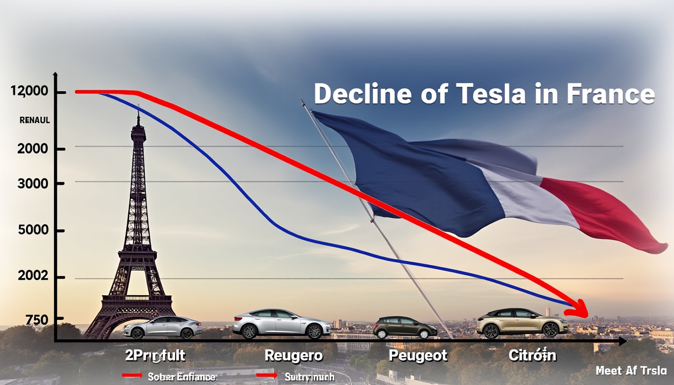 découvrez les causes et les implications du déclin des immatriculations de tesla en france. analyse des tendances du marché, des défis rencontrés par la marque et des réactions des consommateurs face à cette évolution.