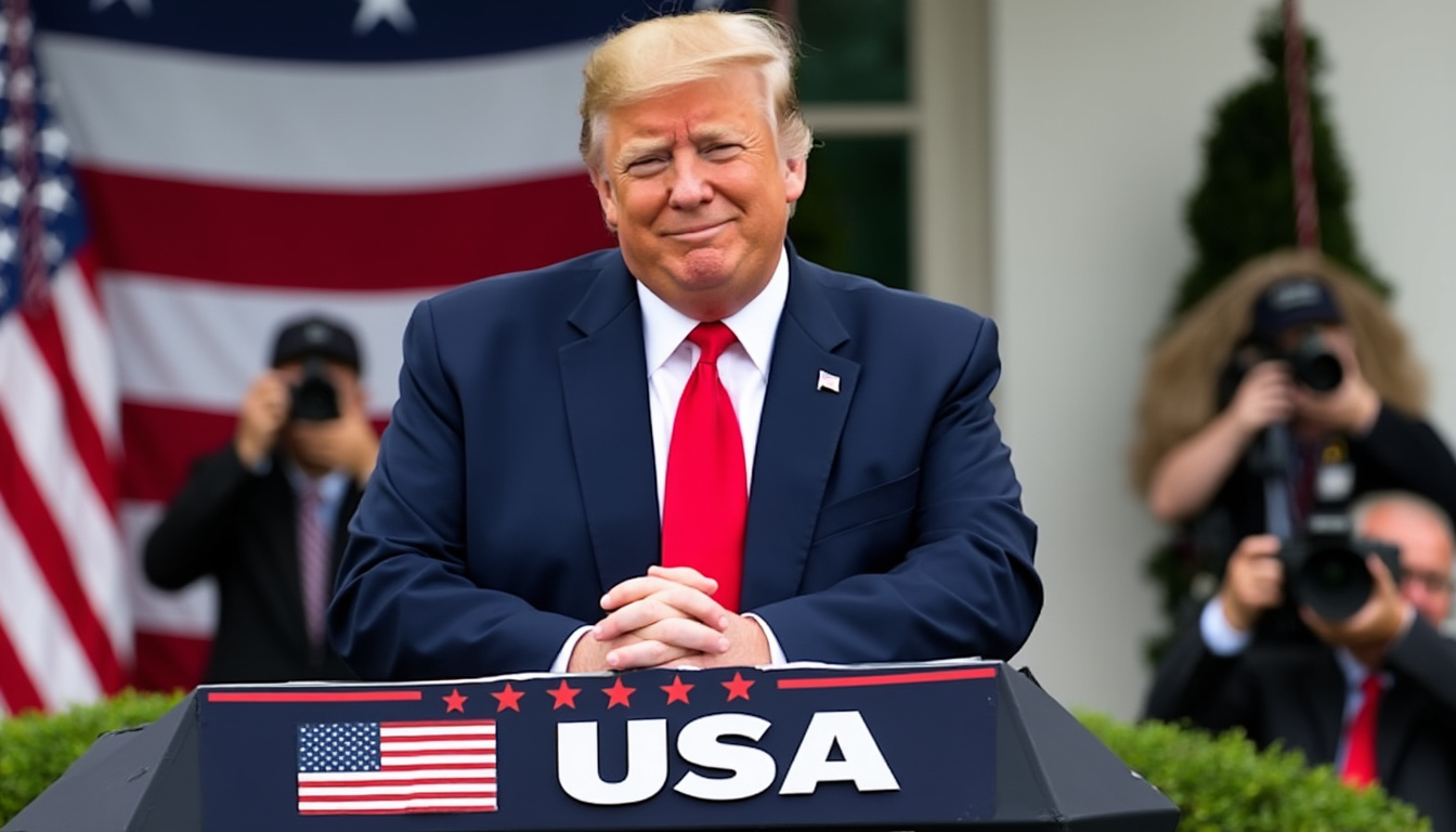 donald trump annonce une décision cruciale aujourd'hui sur les droits de douane, alors que les marchés boursiers enregistrent des gains prometteurs. suivez les développements en direct et leurs impacts potentiels sur l'économie.