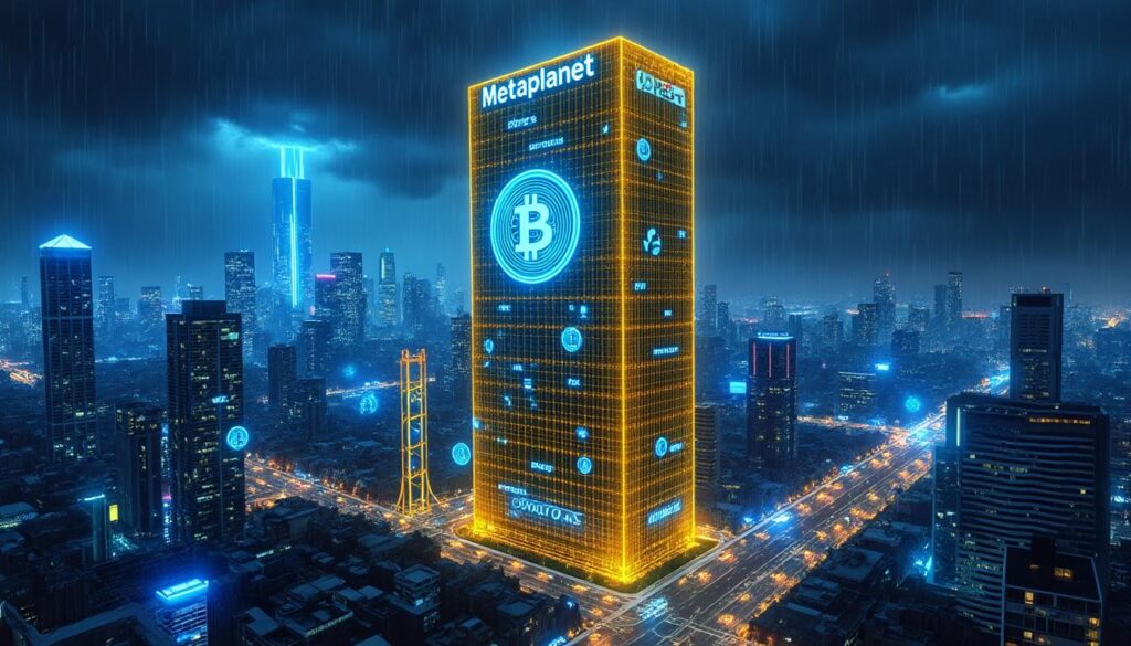 metaplanet mise sur le bitcoin malgré la volatilité du marché, naviguant avec confiance au cœur de la tourmente financière.