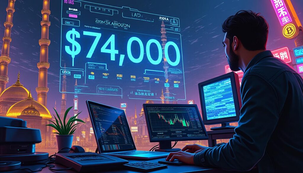 découvrez comment bitcoin résiste aux tensions en iran tandis que les traders ambitieux visent un sommet historique à 74 000 $. analyse et perspectives du marché.